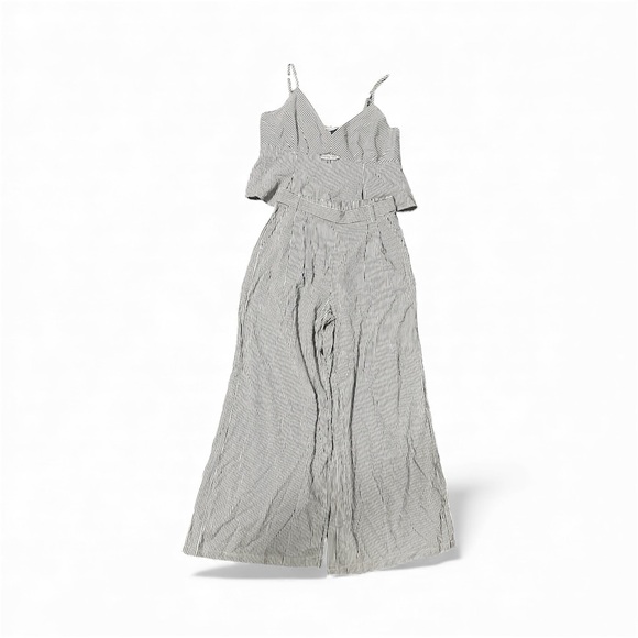 American Eagle Outfitters Striped Gray Jumpsuit - Picture 5 of 6